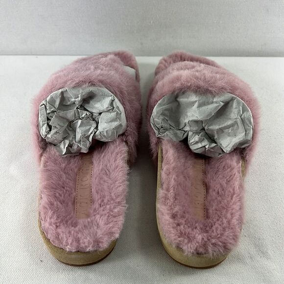Jack Rogers Pink Fuzzy Sandals - Picture 3 of 6